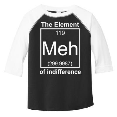 The Element Meh Of Indifference Toddler Fine Jersey T-Shirt