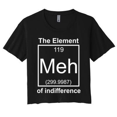 The Element Meh Of Indifference Crop Top