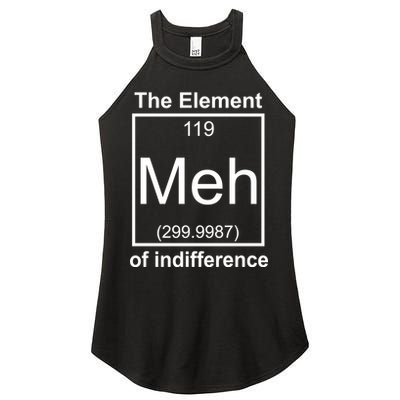 The Element Meh Of Indifference Women's Perfect Tri Rocker Tank