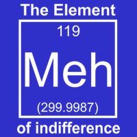 The Element Meh Of Indifference Apron