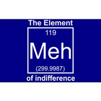 The Element Meh Of Indifference Bumper Sticker