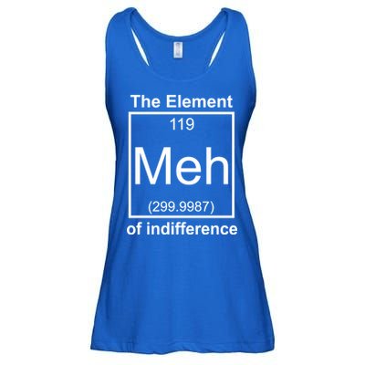 The Element Meh Of Indifference Ladies Essential Flowy Tank