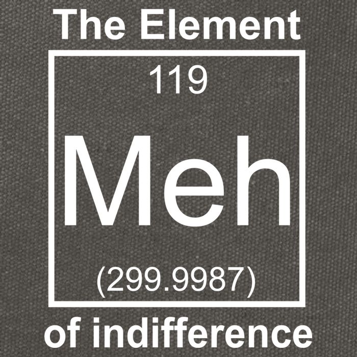 The Element Meh Of Indifference Cotton Canvas Backpack