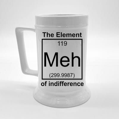 The Element Meh Of Indifference Beer Stein