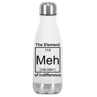 The Element Meh Of Indifference Stainless Steel Insulated Water Bottle