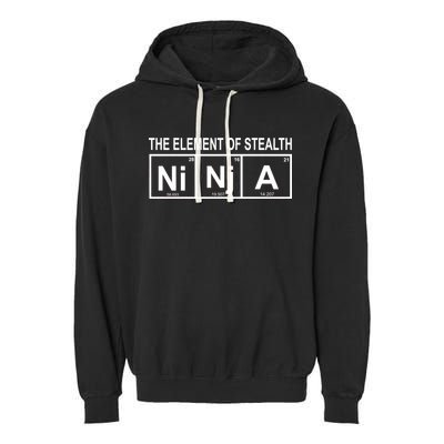 The Element of Stealth Ninja Garment-Dyed Fleece Hoodie