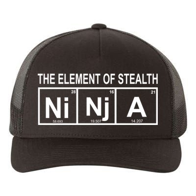 The Element of Stealth Ninja Yupoong Adult 5-Panel Trucker Hat