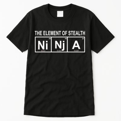 The Element of Stealth Ninja Tall T-Shirt
