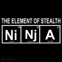 The Element of Stealth Ninja Tall T-Shirt