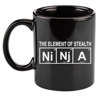 The Element of Stealth Ninja 11oz C Handle Ceramic Mug