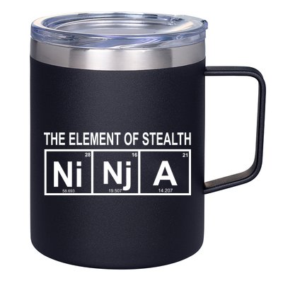 The Element of Stealth Ninja 12oz Stainless Steel Coffee Mug