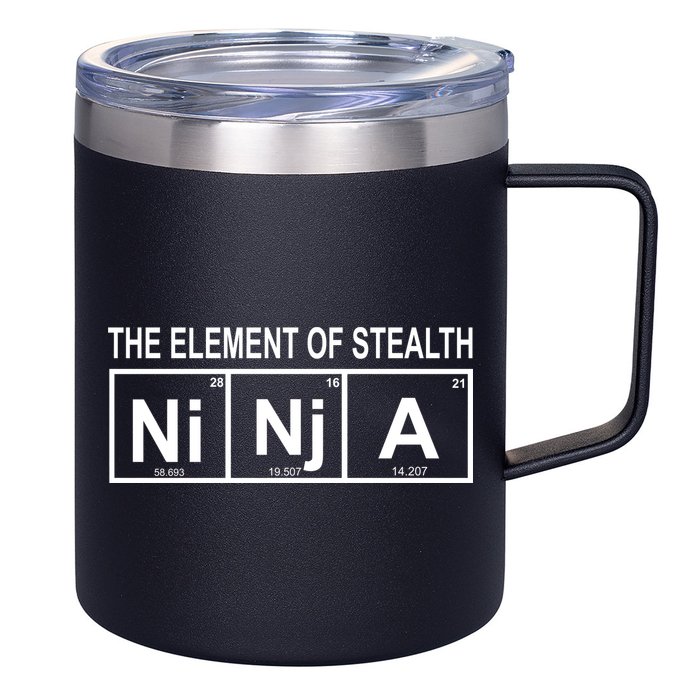 The Element of Stealth Ninja 12oz Stainless Steel Coffee Mug