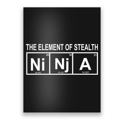 The Element of Stealth Ninja Poster