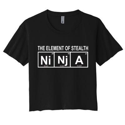 The Element of Stealth Ninja Crop Top