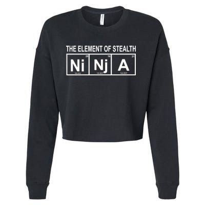 The Element of Stealth Ninja Cropped Pullover Crew