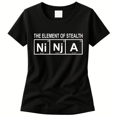 The Element of Stealth Ninja Womens T-Shirt