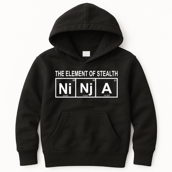 The Element of Stealth Ninja Kids Hoodie