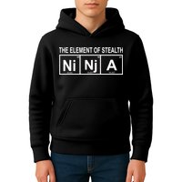 The Element of Stealth Ninja Kids Hoodie