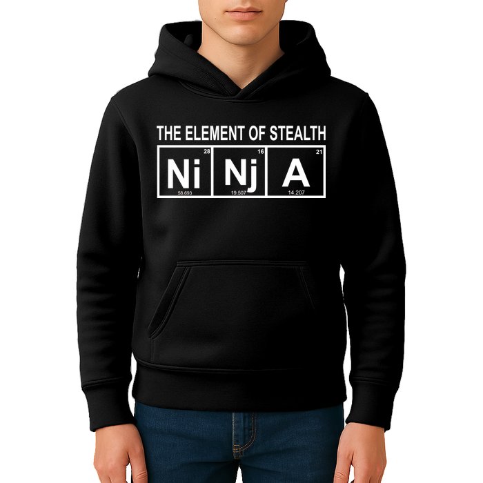 The Element of Stealth Ninja Kids Hoodie