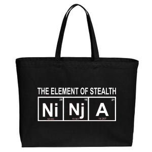 The Element of Stealth Ninja Cotton Canvas Jumbo Tote