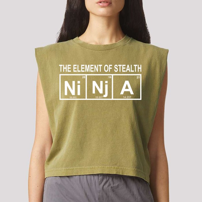 The Element of Stealth Ninja Garment-Dyed Women's Muscle Tee