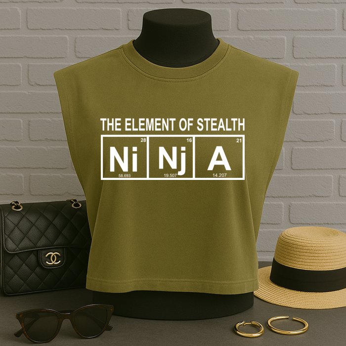 The Element of Stealth Ninja Garment-Dyed Women's Muscle Tee