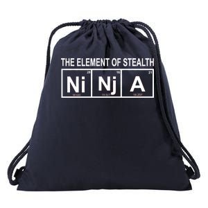 The Element of Stealth Ninja Drawstring Bag