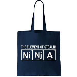 The Element of Stealth Ninja Tote Bag