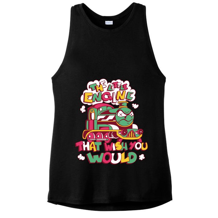 The Engine That Wish You Would Ladies PosiCharge Tri-Blend Wicking Tank