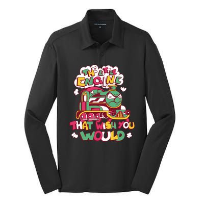 The Engine That Wish You Would Silk Touch Performance Long Sleeve Polo