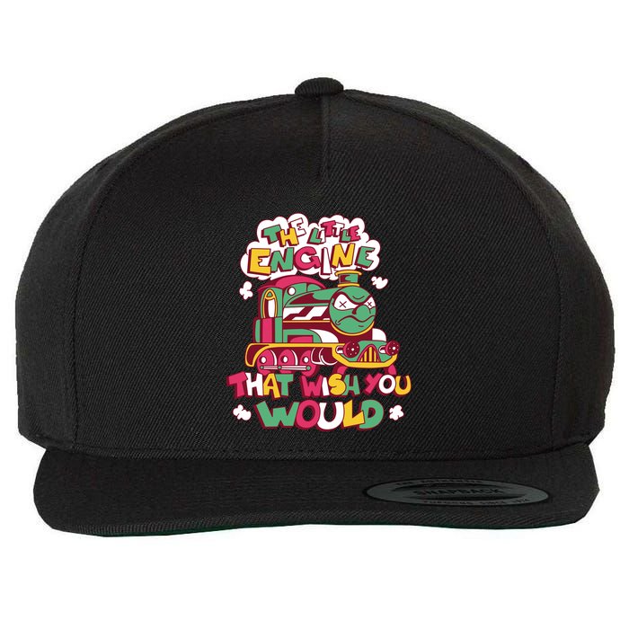 The Engine That Wish You Would Wool Snapback Cap