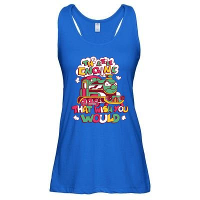 The Engine That Wish You Would Ladies Essential Flowy Tank