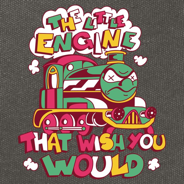 The Engine That Wish You Would Cotton Canvas Backpack