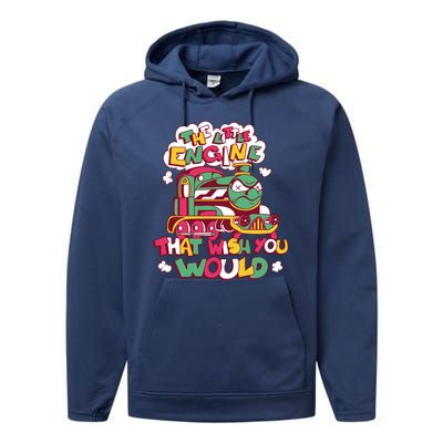 The Engine That Wish You Would Performance Fleece Hoodie