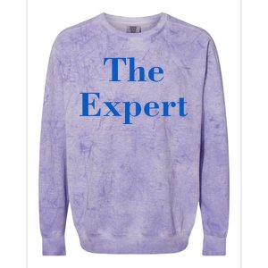 The Expert Funny Trump Colorblast Crewneck Sweatshirt