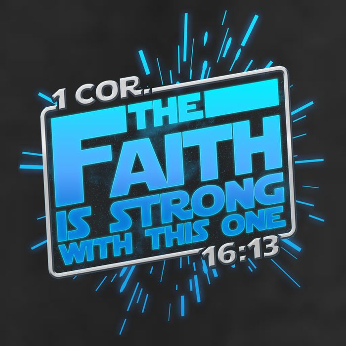 The Faith Is Strong With This One 1 Cor. 16:13 Golf Towel