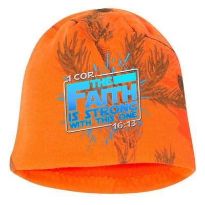 The Faith Is Strong With This One 1 Cor. 16:13 Kati - Camo Knit Beanie