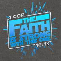 The Faith Is Strong With This One 1 Cor. 16:13 Cotton Canvas Backpack