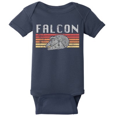 The Falcon Retro Vintage Baby Bodysuit