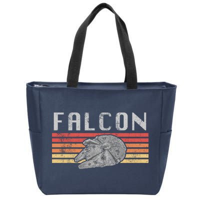 The Falcon Retro Vintage Zip Tote Bag