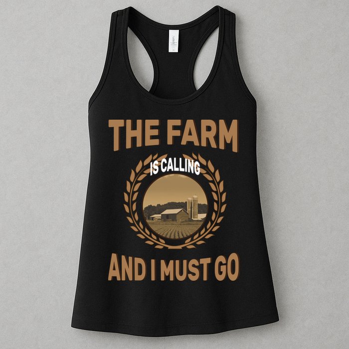 The Farm Is Calling And I Must Go Womens Tank Top