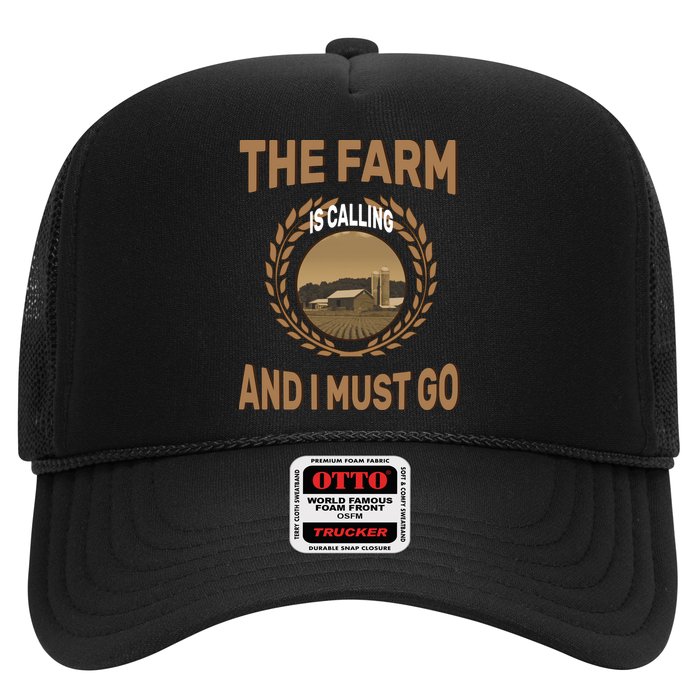The Farm Is Calling And I Must Go Trucker Hat