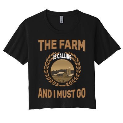 The Farm Is Calling And I Must Go Crop Top