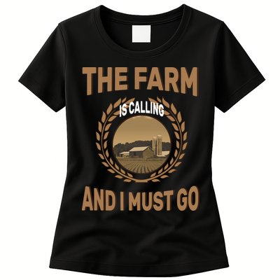 The Farm Is Calling And I Must Go Womens T-Shirt