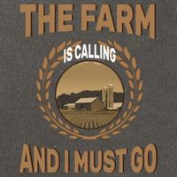 The Farm Is Calling And I Must Go Cotton Canvas Backpack
