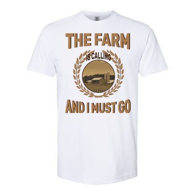 The Farm Is Calling And I Must Go Softstyle® CVC T-Shirt