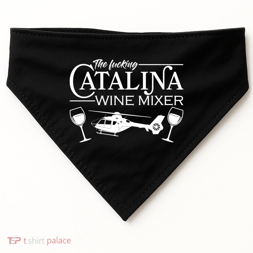 The F***ing Catalina Wine Mixer USA-Made Doggie Bandana