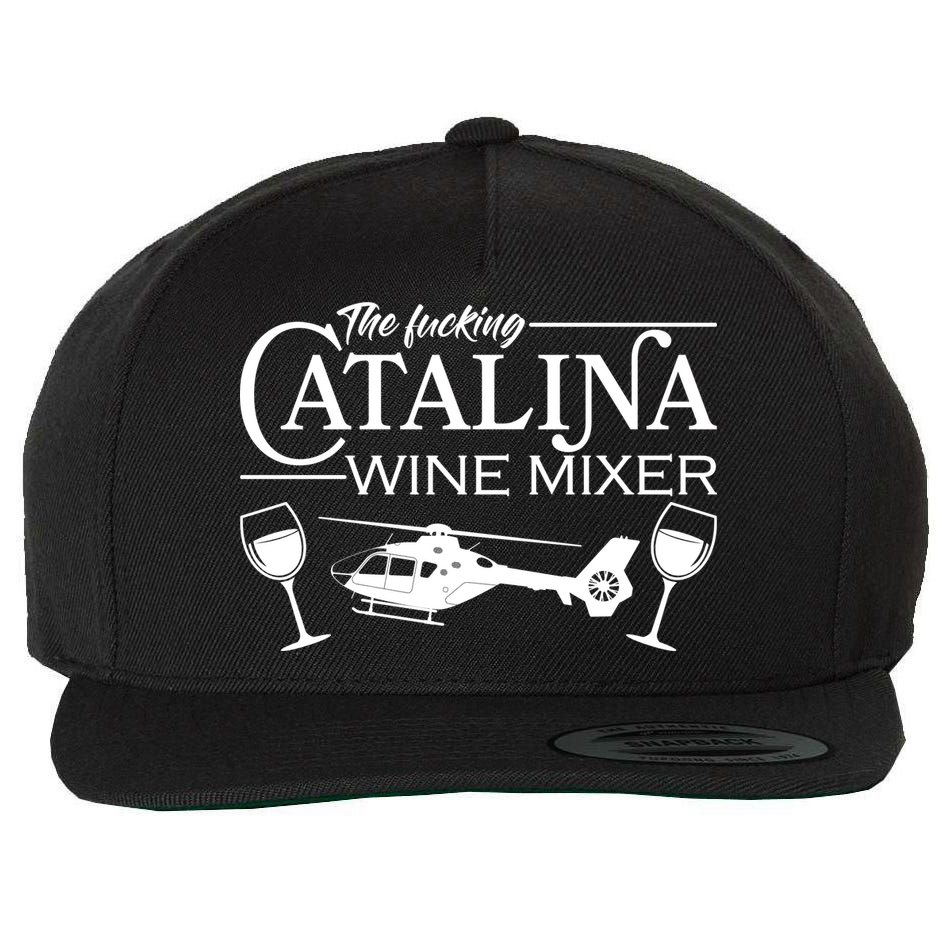The F***ing Catalina Wine Mixer Wool Snapback Cap