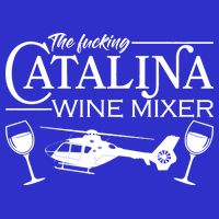 The F***ing Catalina Wine Mixer Stripe Pom Pom Beanie