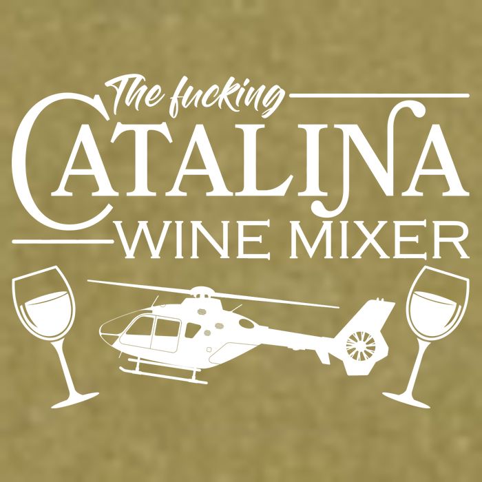 The F***ing Catalina Wine Mixer Garment-Dyed Women's Muscle Tee